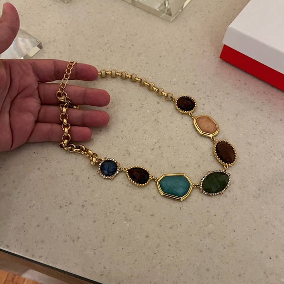 NEW KATE SPADE Jeweled Necklace With New Dust Bag and New Box - Picture 4 of 11